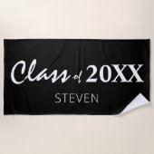 Abschluss-Klasse 2020 Personalisiert Strandtuch (Vorderseite)