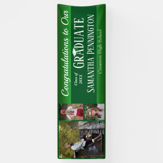 Abschluss-Klasse 2021 FotoCollage Banner (Vertikal)