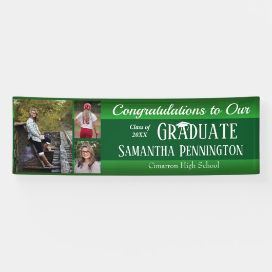 Abschluss-Klasse 2021 FotoCollage Banner (Horizontal)