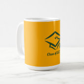 Abschluss-Klasse 2021 GLDGRN Kaffeetasse (Vorderseite Links)