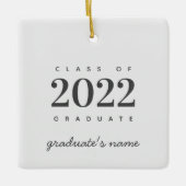Abschluss-Klasse 2022 Graduate Keepake  Keramikornament (Vorderseite)