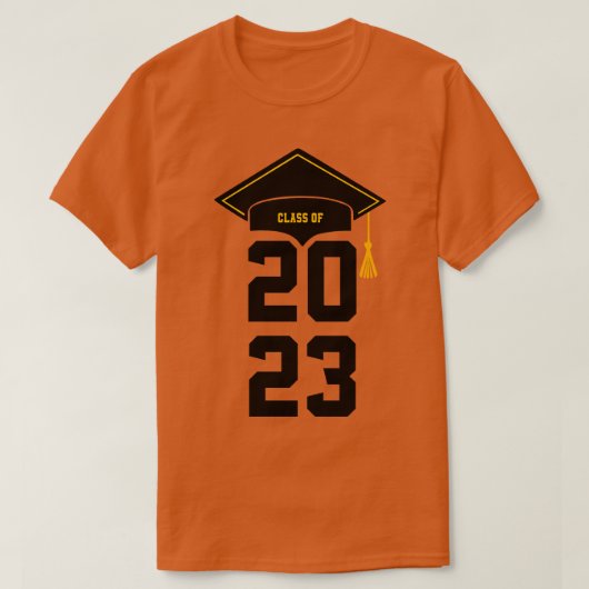 Abschluss-Klasse 2023 T-Shirt (Design vorne)