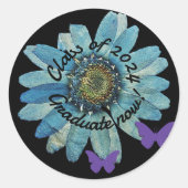 Abschluss-Klasse 2024 Siegel und Aufkleber einhüll (Vorderseite)