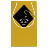 Abschluss-Klasse 2025 Glückwunsch Kleine Geschenkt Geschenktüte (Rückseite)