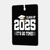 Abschluss-Klasse 2025 Hochschulabsolvent Senior 20 Ornament Aus Metall (Vorderseite links)