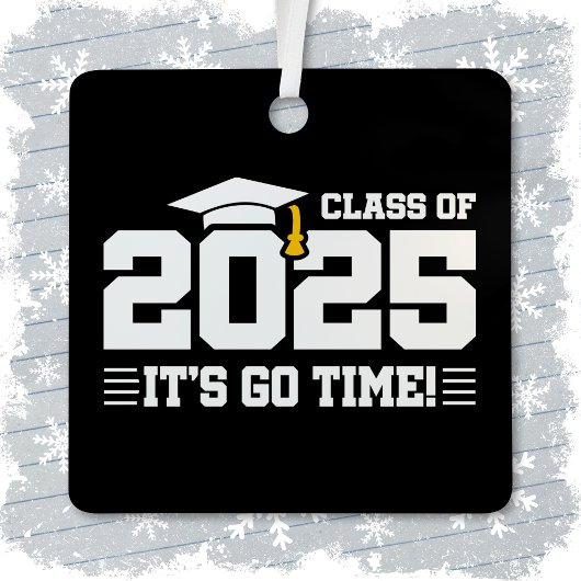 Abschluss-Klasse 2025 Hochschulabsolvent Senior 20 Ornament Aus Metall