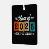 Abschluss-Klasse 2025 Hochschulabsolvent Senior 20 Ornament Aus Metall (Vorderseite links)