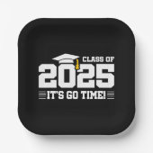 Abschluss-Klasse 2025 Hochschulabsolvent Senior 20 Pappteller (Vorderseite)