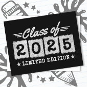 Abschluss-Klasse 2025 Hochschulabsolvent Senior 20 Postkarte