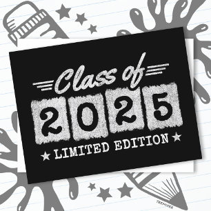 Abschluss-Klasse 2025 Hochschulabsolvent Senior 20 Postkarte