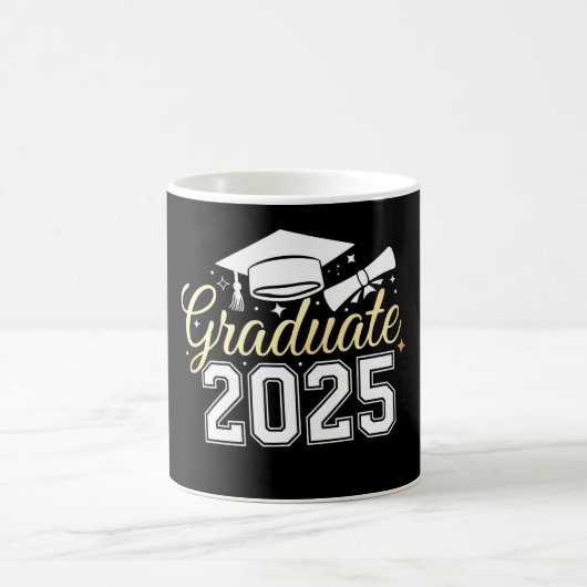 Abschluss-Klasse 2025 Kaffeetasse (Mittel)