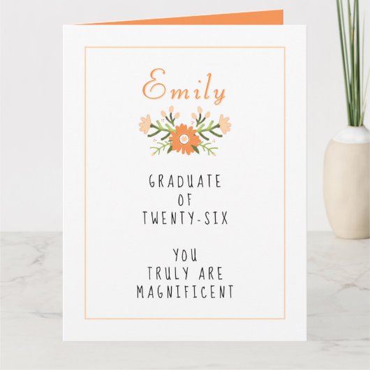 Abschluss-Klasse 2025 Karte (Vorderseite)