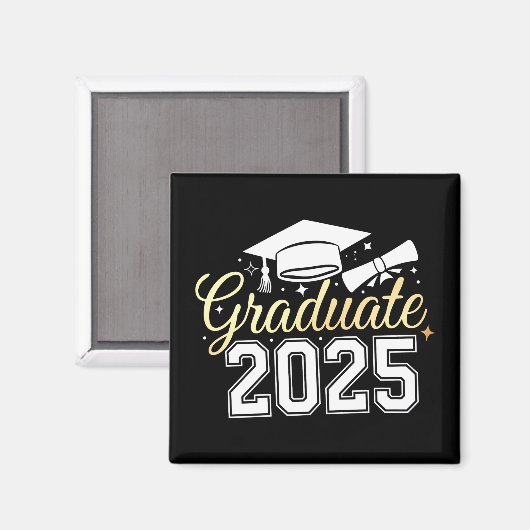 Abschluss-Klasse 2025 Magnet (Vorderseite/Rückseite)