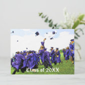 Abschluss-Klasse 20XX Einladung (Stehend Vorderseite)