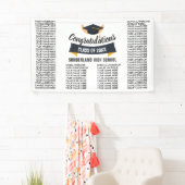 Abschluss-Klasse 20XX Liste aller Studentennamen Banner (Insitu)