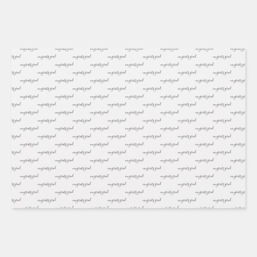 Abschluss-Klasse 20XX Moderne Schwarz-Weiß-Technik Geschenkpapier Set (Vorderseite 3)