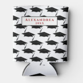 Abschluss-Klasse-Cap personalisieren Dosenkühler (Vorderseite)