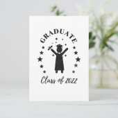 Abschluss-Klasse der Doktoranden 2022 RSVP Karte (Stehend Vorderseite)