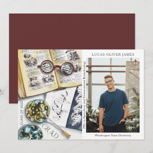 Abschluss-Klasse der Umweltwissenschaften 2022 (Vorne/Hinten)