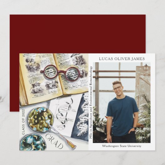 Abschluss-Klasse der Umweltwissenschaften 2022 (Vorne/Hinten)