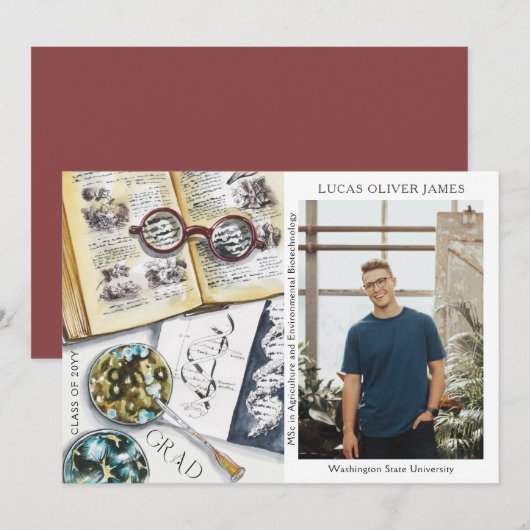 Abschluss-Klasse der Umweltwissenschaften 2022 (Vorne/Hinten)