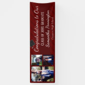 Abschluss-Klasse des 2021-Foto-Collage-Banners Banner (Vertikal)