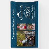 Abschluss-Klasse des 2021-Foto-Collage-Banners Banner (Vertikal)