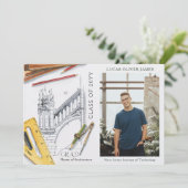 Abschluss-Klasse des Architekturingenieurs (Stehend Vorderseite)