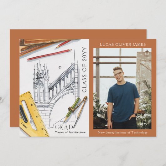 Abschluss-Klasse des Architekturingenieurs 2022 (Vorne/Hinten)