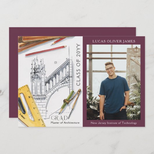 Abschluss-Klasse des Architekturingenieurs 2022 (Vorne/Hinten)