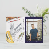 Abschluss-Klasse des Architekturingenieurs 2022 (Stehend Vorderseite)