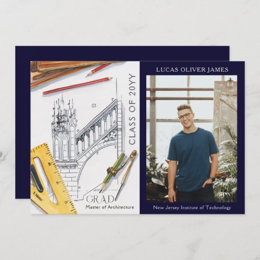 Abschluss-Klasse des Architekturingenieurs 2022 (Vorne/Hinten)