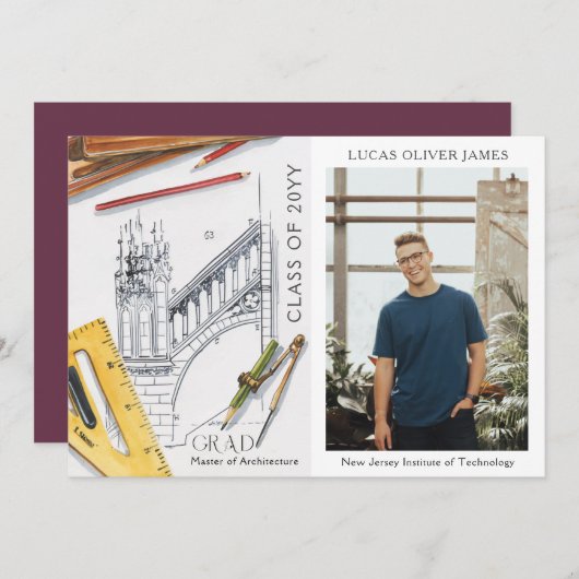 Abschluss-Klasse des Architekturingenieurs 2022 (Vorne/Hinten)