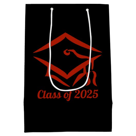 Abschluss-Klasse des BLKBRD-Jahres 2025 Mittlere Geschenktüte (Rückseite)