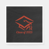 Abschluss-Klasse des BLKBRD-Jahres 2025 Serviette (Vorderseite)