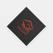 Abschluss-Klasse des BLKBRD-Jahres 2025 Serviette (Ecke)