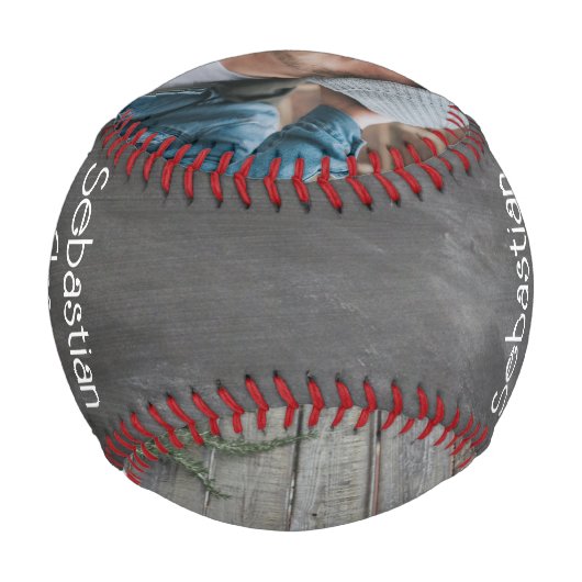 Abschluss-Klasse des Personalisierten Fotos Baseball (Rückseite)