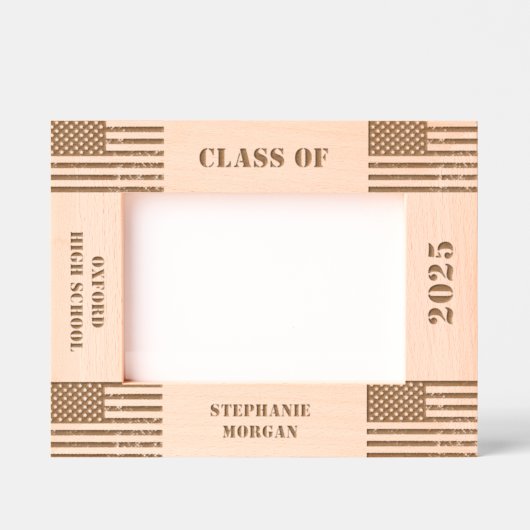 Abschluss-Klasse eines jeden Jahres Geätzte Rahmen (Vorderseite)