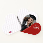Abschluss-Klasse | Foto Heart Notizblock (Innenseite)