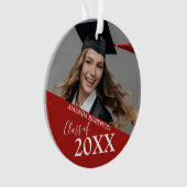 Abschluss-Klasse | Foto Ornament (Vorderseite)