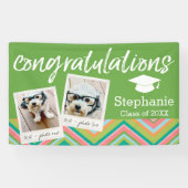 Abschluss-Klasse Jahresname - 2 Fotomaterial Banner (Horizontal)