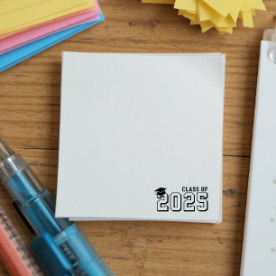 Abschluss-Klasse Post-it Klebezettel