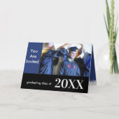 Abschluss-Klasse "Veränderung in aktuelles Jahr" Dankeskarte (Vorderseite)