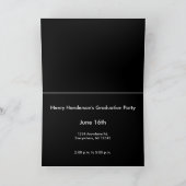 Abschluss-Klasse "Veränderung in aktuelles Jahr" Dankeskarte (Innenseite)