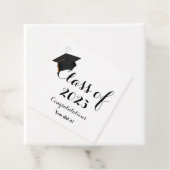 Abschluss-Klasse von 2023 Glückwünsche für Tag Geschenkanhänger (Beispiel)