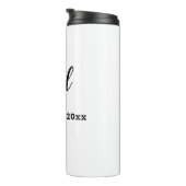 Abschluss-Klasse von 2023 Gratulation hinzufügen S Thermosbecher (Nach rechts gedreht)