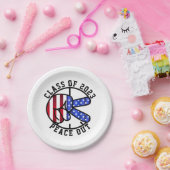 Abschluss-Klasse von 2025 Peace Out Party Pappteller (Party)