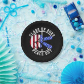 Abschluss-Klasse von 2025 Peace Out Party Pappteller (Party)