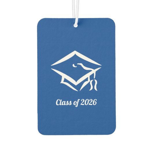 Abschluss Klasse von 20?? BLUWHING Customize Year Autolufterfrischer (Rückseite)