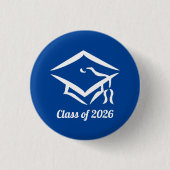 Abschluss Klasse von 20?? BLUWHING Customize Year Button (Vorderseite)